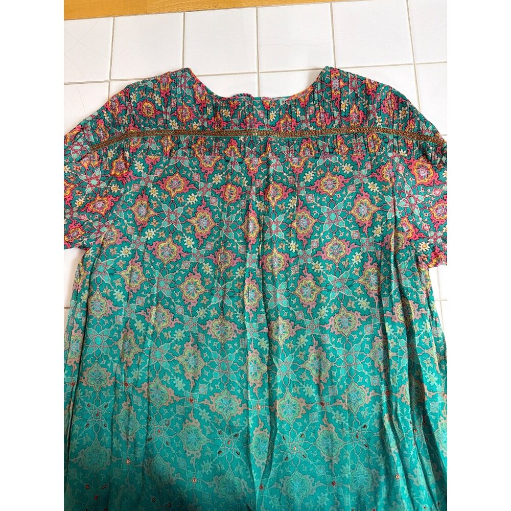 Tanvi Kedia Bohemian Tassel Tunic Dress Festival Western Size S - Picture 11 of 16
